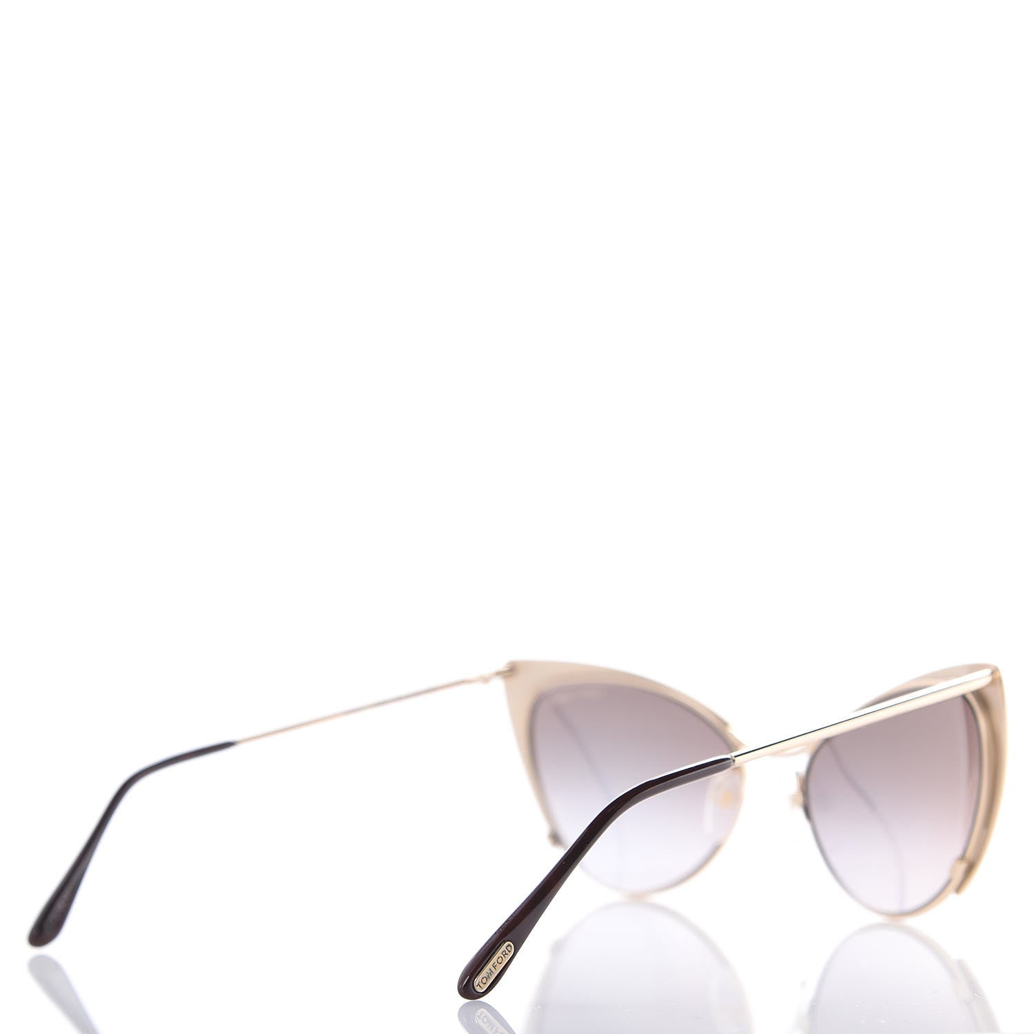 Tom Ford Nastasya Cat Eye Sunglasses TF304 Rose Gold 3 of 5