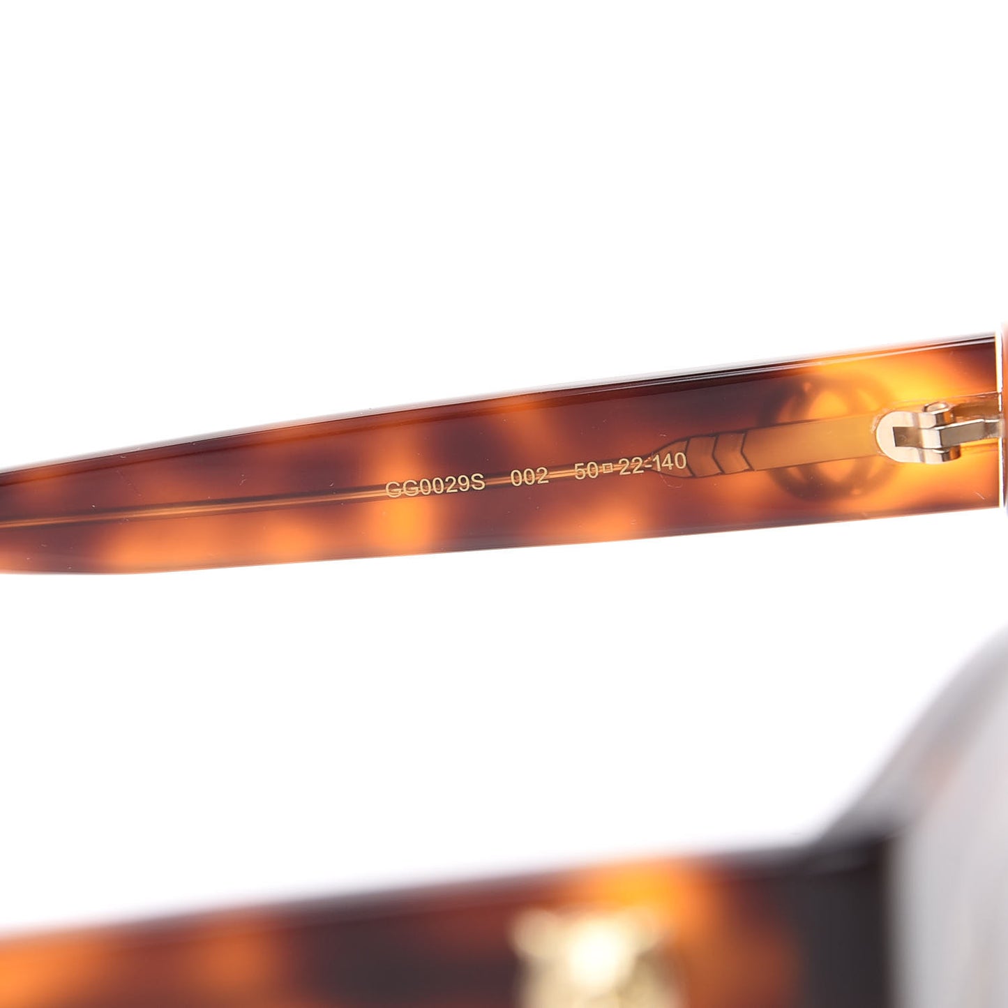 Acetate Square Frame Sunglasses GG0029S Tortoise