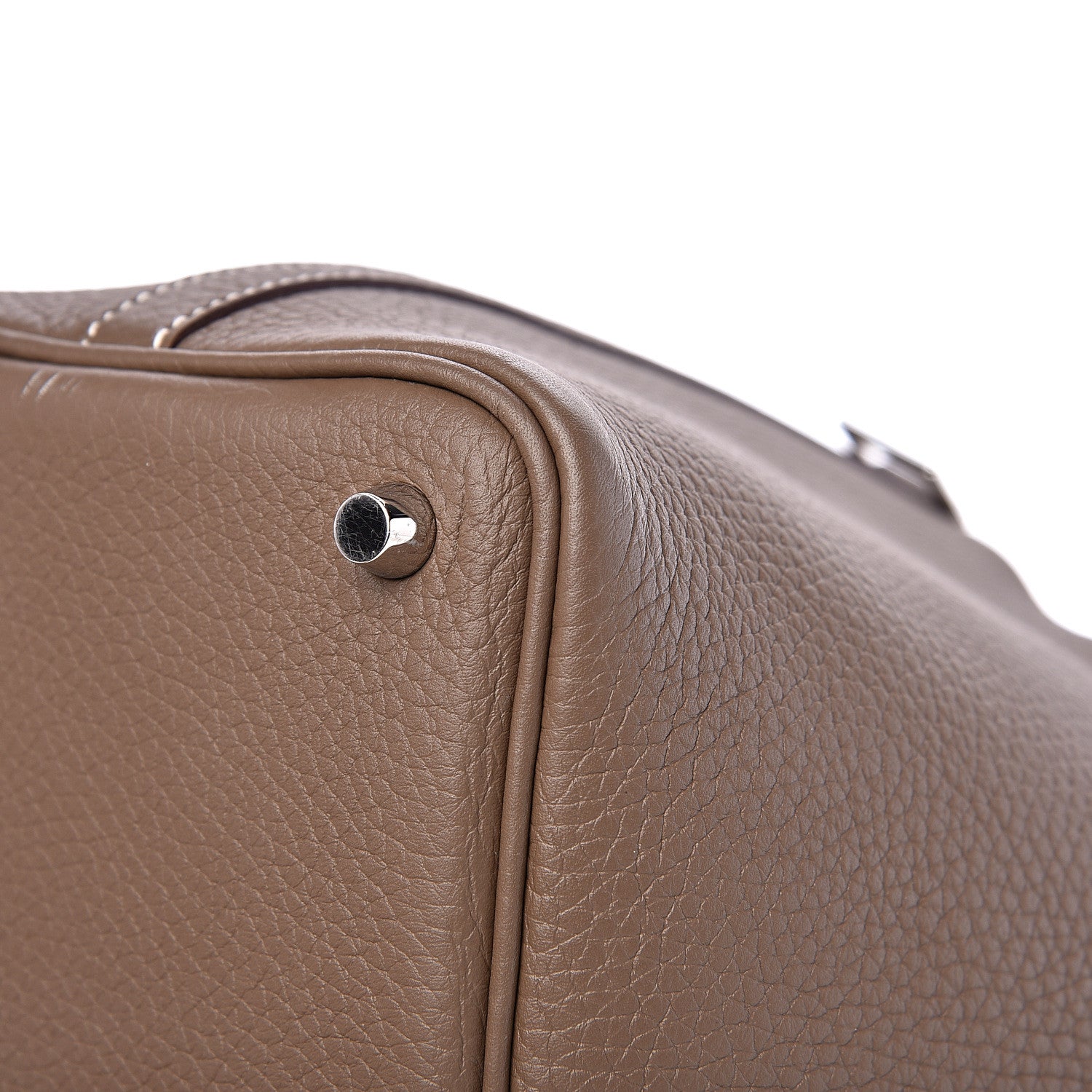 Hermes Taurillon Clemence Picotin Lock 18 PM Etoupe 8 of 10