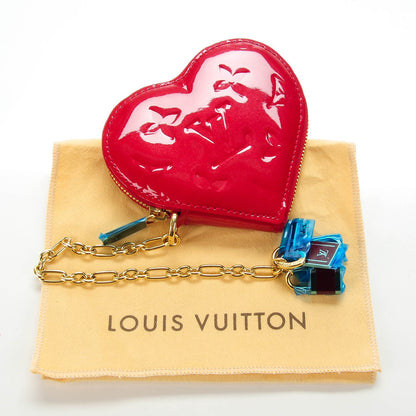 Louis Vuitton Vernis Coeur Heart Coin Purse Pomme D'Amour 4 of 7