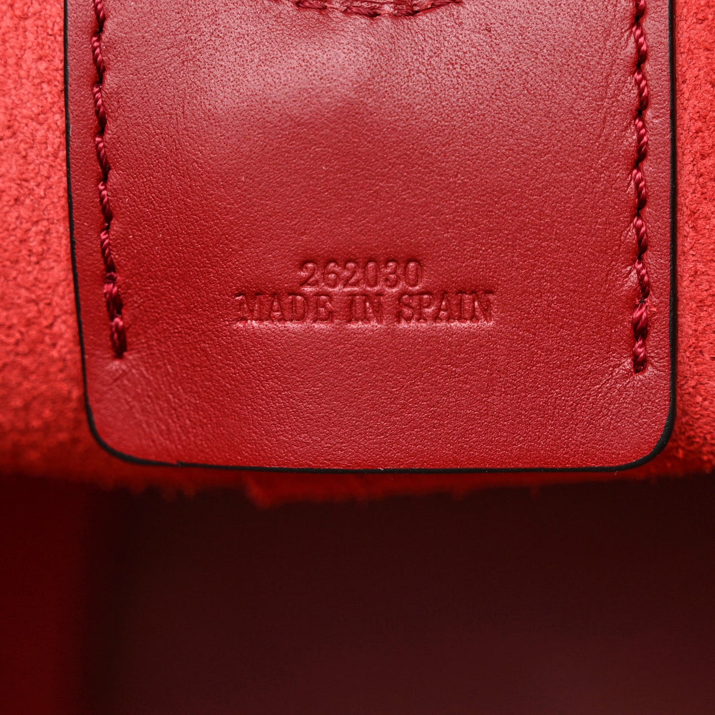 Calfskin Medium Balloon Bucket Bag Burgundy Tan