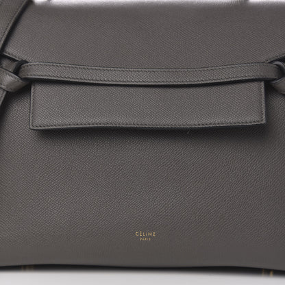 Celine Grained Calfskin Mini Belt Bag Grey 10 of 10