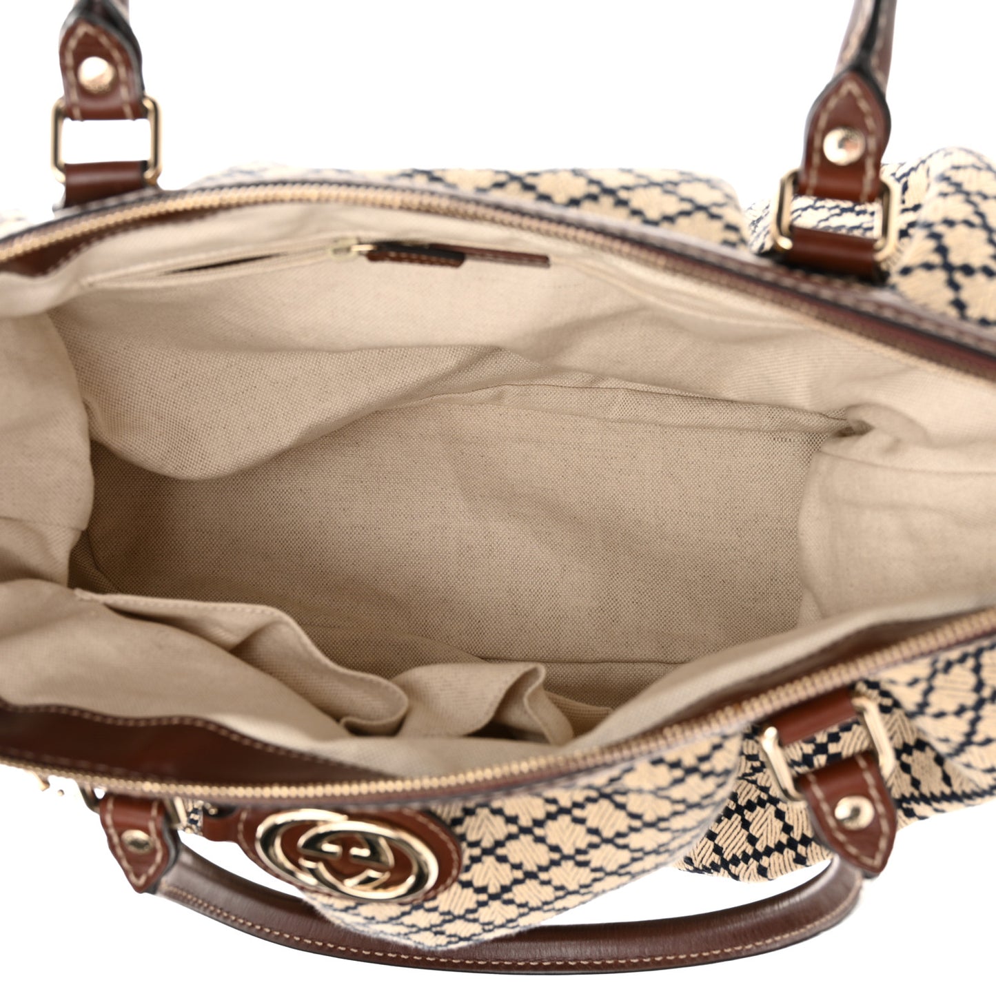 Diamante Large Sukey Top Handle Dark Brown