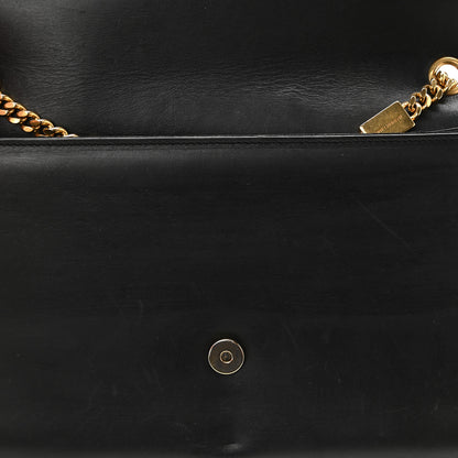 Saint Laurent Smooth Calfskin Medium Classic Monogram Kate Tassel Satchel Black 10 of 12