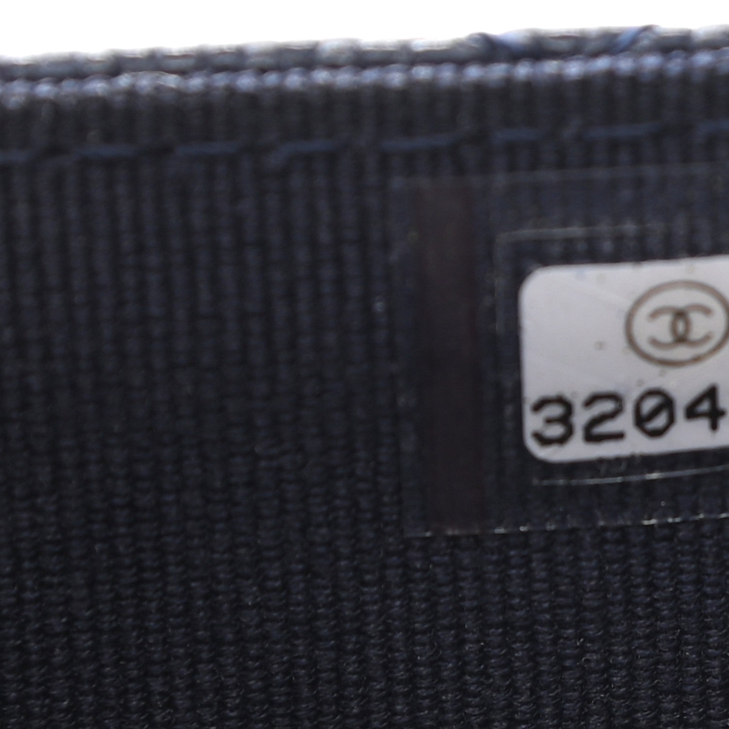 Chanel Caviar Quilted Crystal CC Flap Card Holder Navy Blue 7 of 8
