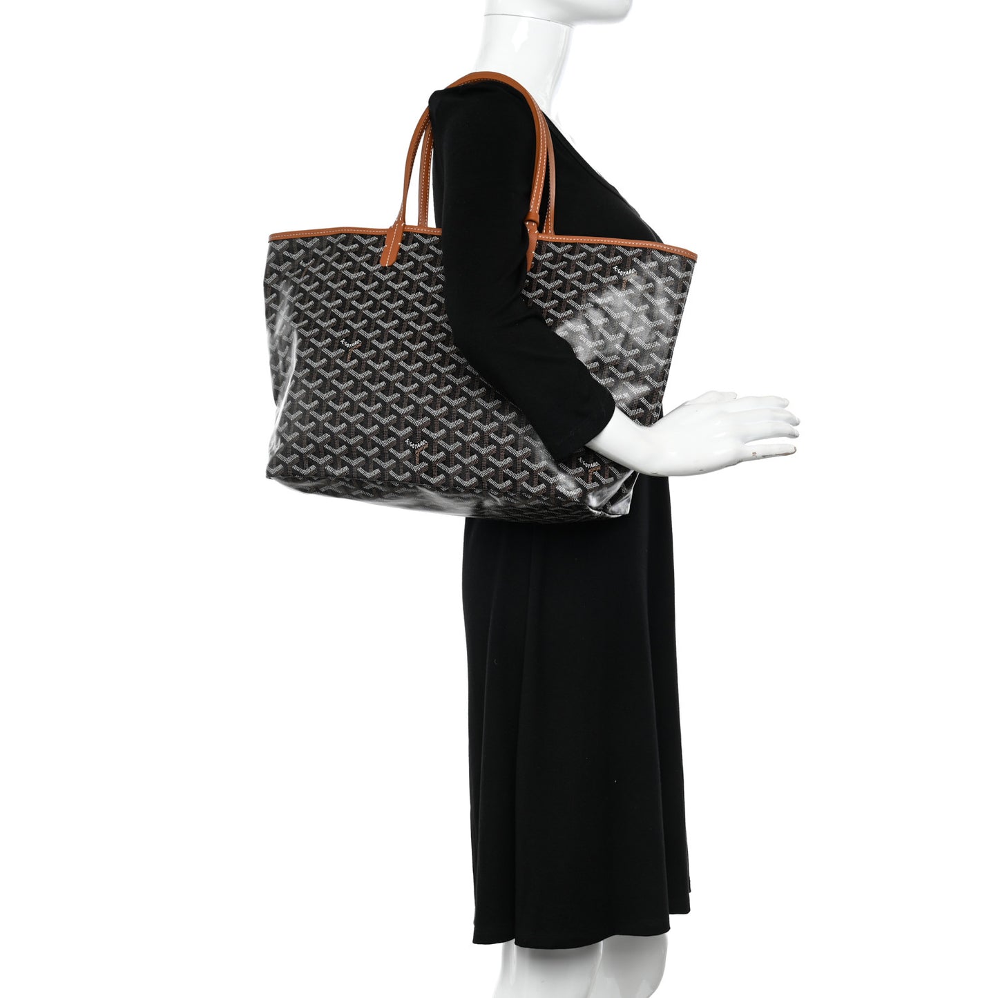 Goyardine Saint Louis PM Black Gold