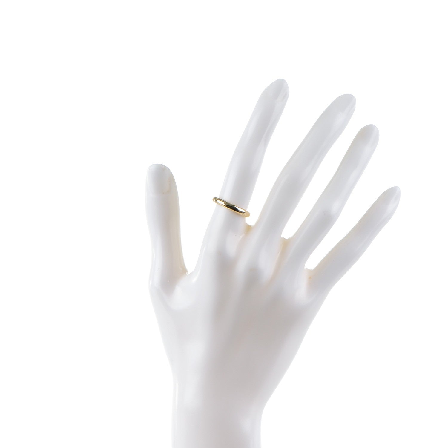 Tiffany 18k Yellow Gold Lucida Wedding Band Ring 50 5.5 2 of 3