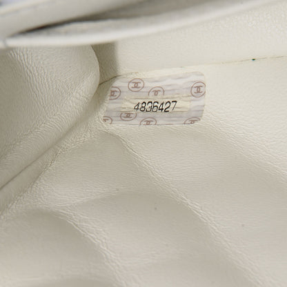 Chanel Lambskin Bekko Resin Small Single Flap White 8 of 9
