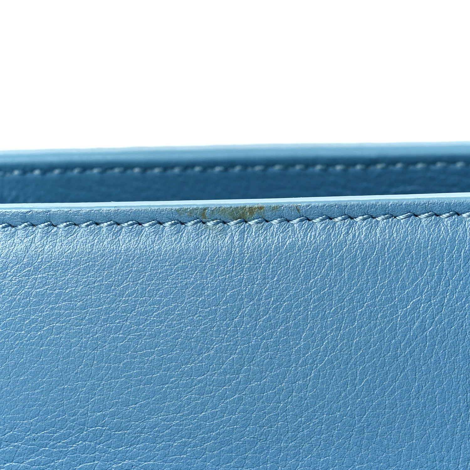Saint Laurent Grained Calfskin Small Sac De Jour Light Blue 9 of 9