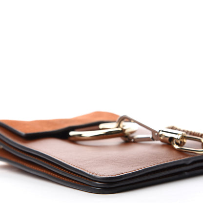 Chloe Suede Calfskin Mini Faye Bracelet Bag Tobacco 6 of 10