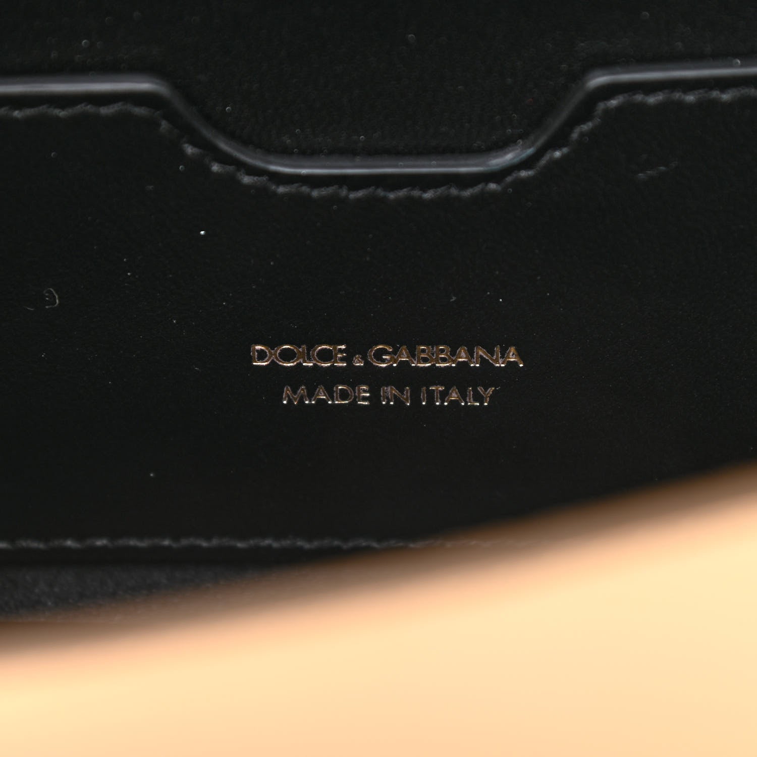 Dolce & Gabbana Metallic Lambskin DG 3.5 Clutch Gold 6 of 10
