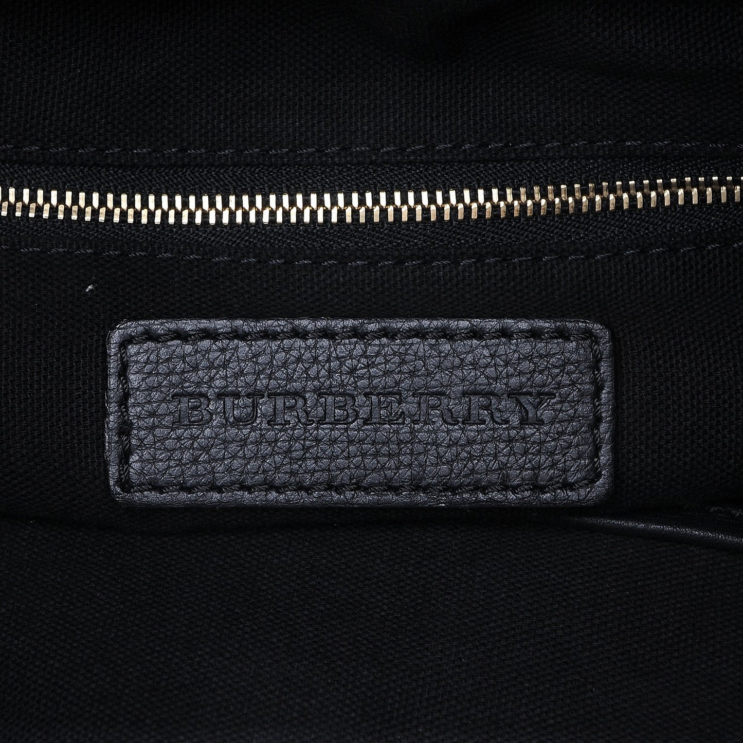 Grainy Calfskin House Check Medium Sycamore Hobo Black