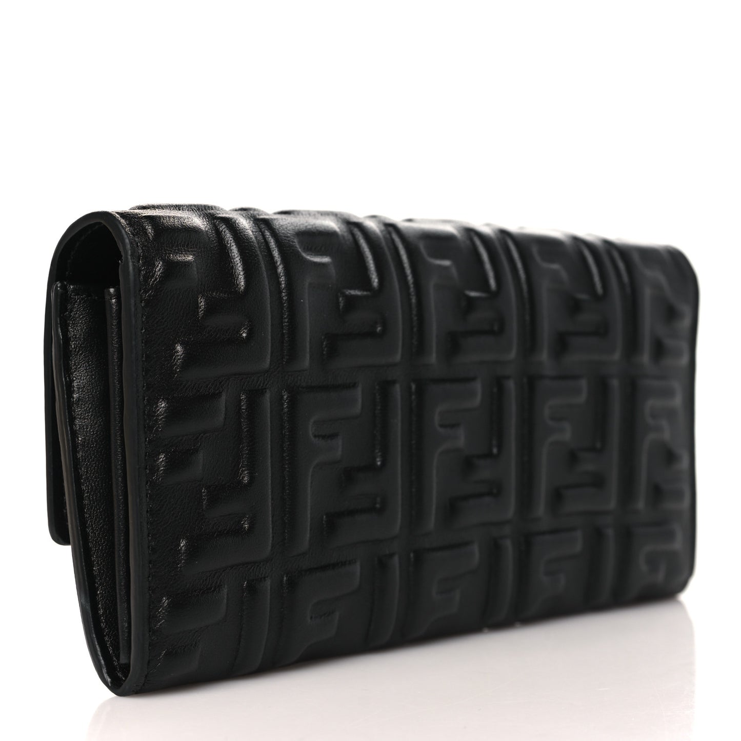 Nappa Matisse FF Embossed Continental Wallet Black
