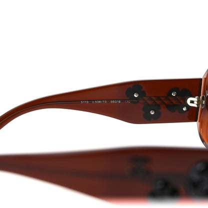 Chanel Camellia CC Sunglasses 5113 Brown 7 of 9