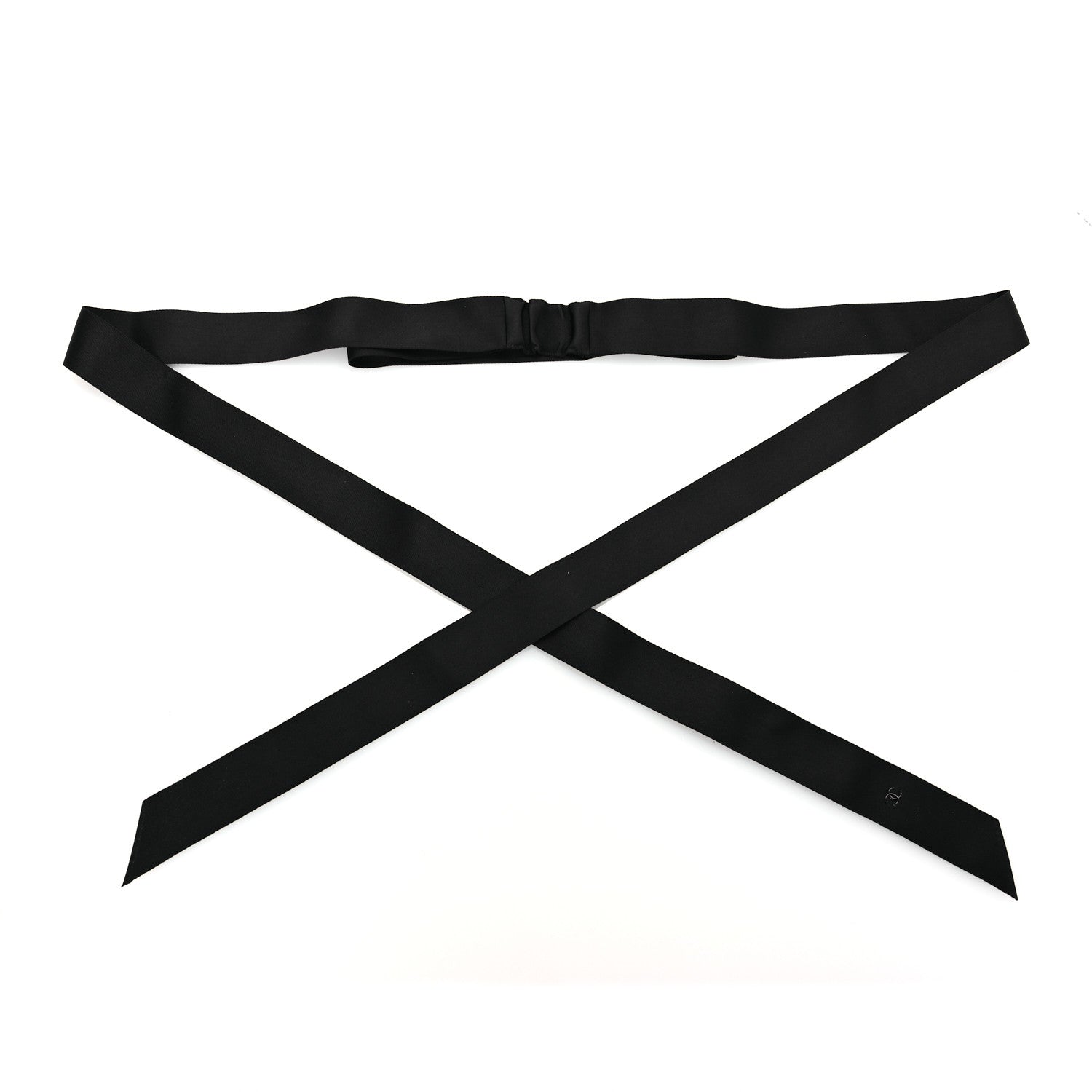 Chanel Silk Soft CC Headband M Black 1 of 4