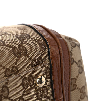 Gucci Monogram Cellarius Calfskin Medium Bella Hobo Beige Ebony Cuir 20 of 36
