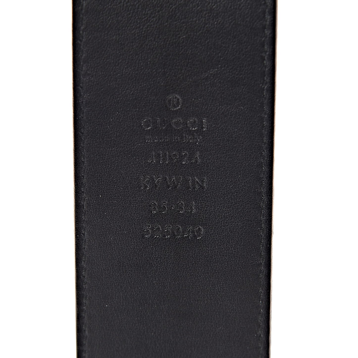 GG Supreme Monogram Caleido Interlocking G Belt 85 34 Dark Brown