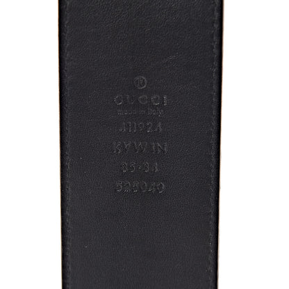 Gucci GG Supreme Monogram Caleido Interlocking G Belt 85 34 Dark Brown 4 of 6