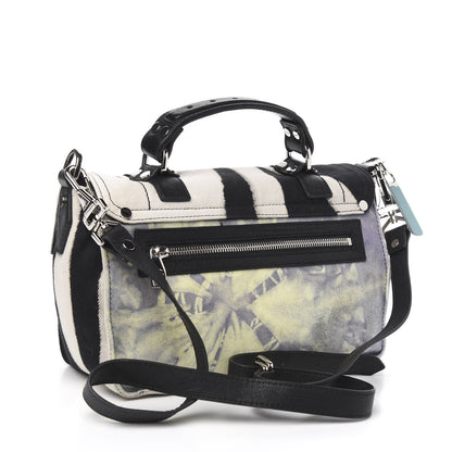 Proenza Schouler Canvas Tie Dye Tiny PS1 Satchel Black Multicolor 4 of 10