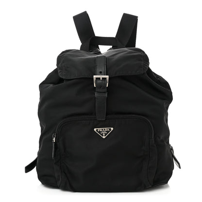 Prada Tessuto Nylon Vela Cinch Backpack Black 1 of 10
