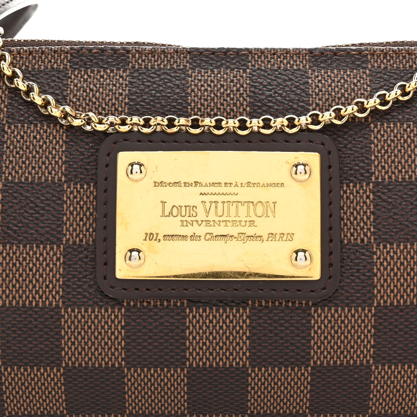 Damier Ebene Eva Clutch