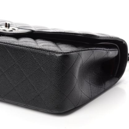 Chanel Caviar Quilted Jumbo Double Flap Black 7 of 11