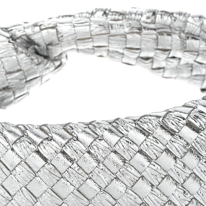 Bottega Veneta Metallic Nappa Intrecciato Mini Jodie Silver 8 of 10