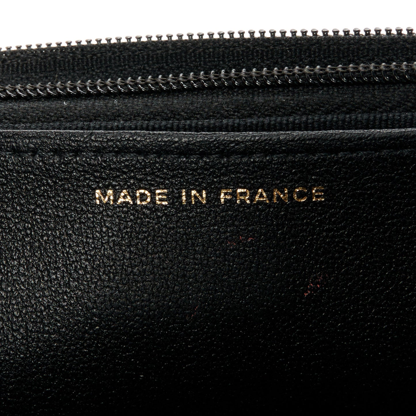 Lambskin Quilted Enamel Coco Casino Wallet On Chain WOC Black