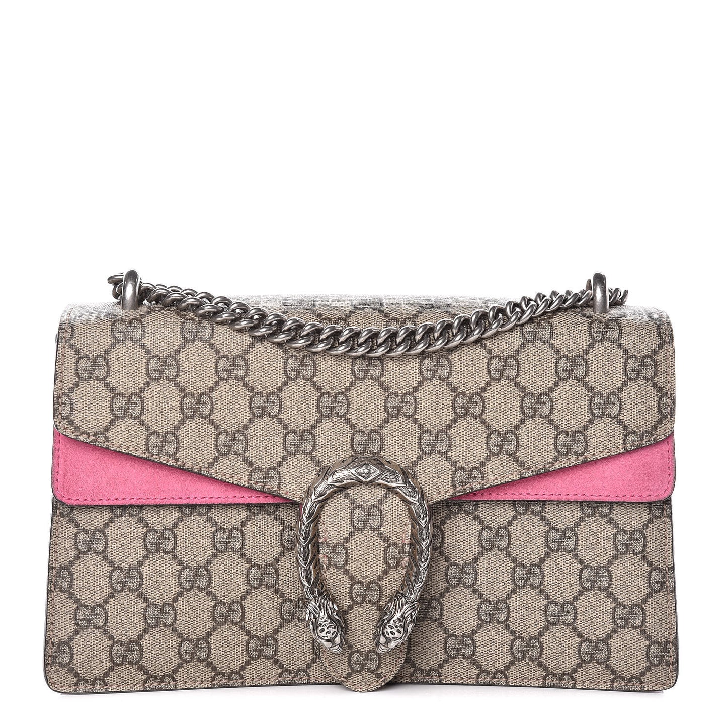 GG Supreme Monogram Small Dionysus Shoulder Bag Pink