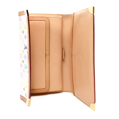 Louis Vuitton Monogram Multicolor Porte Tresor International Wallet White 5 of 8
