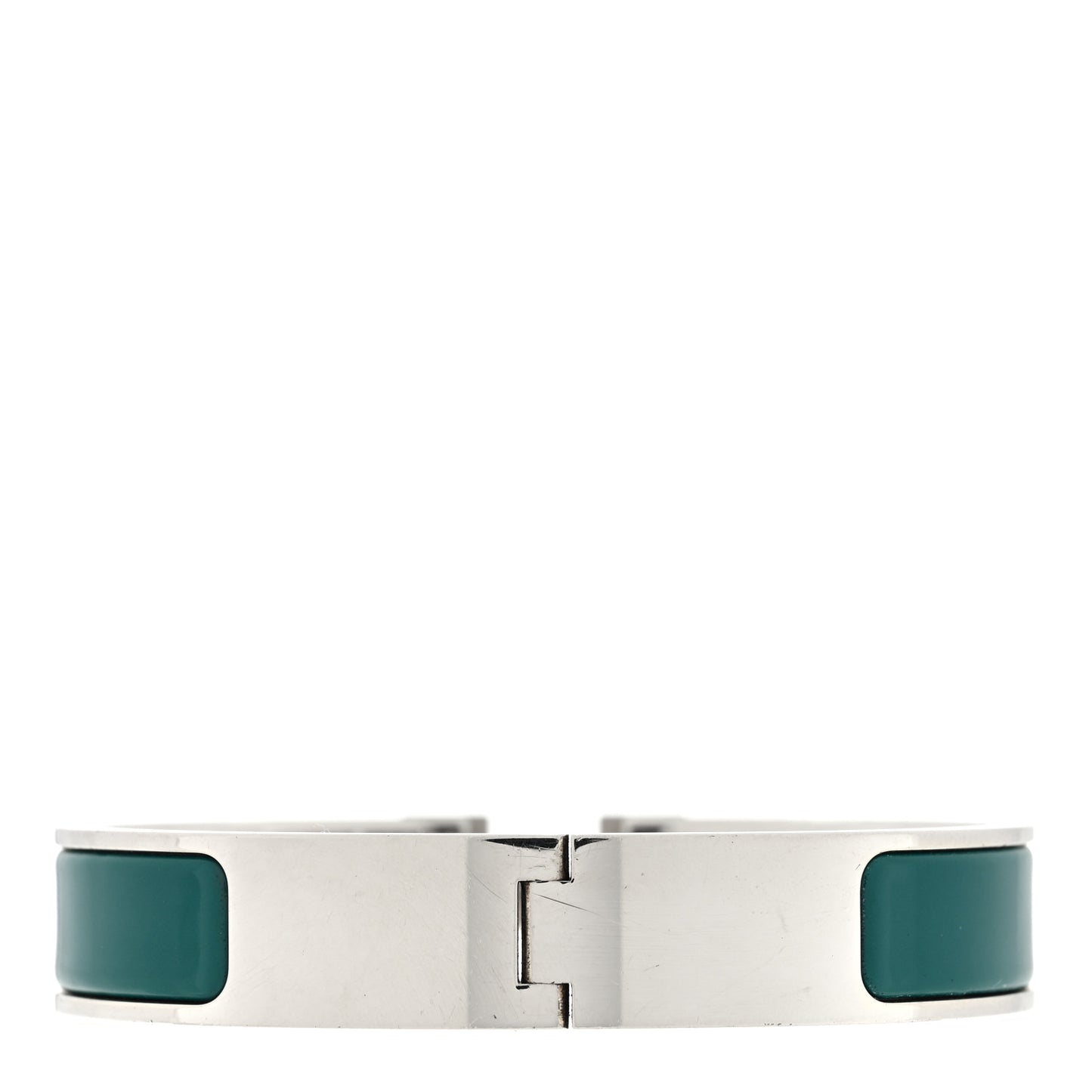 Narrow Enamel Clic Clac H Bracelet PM Vert Bleuete