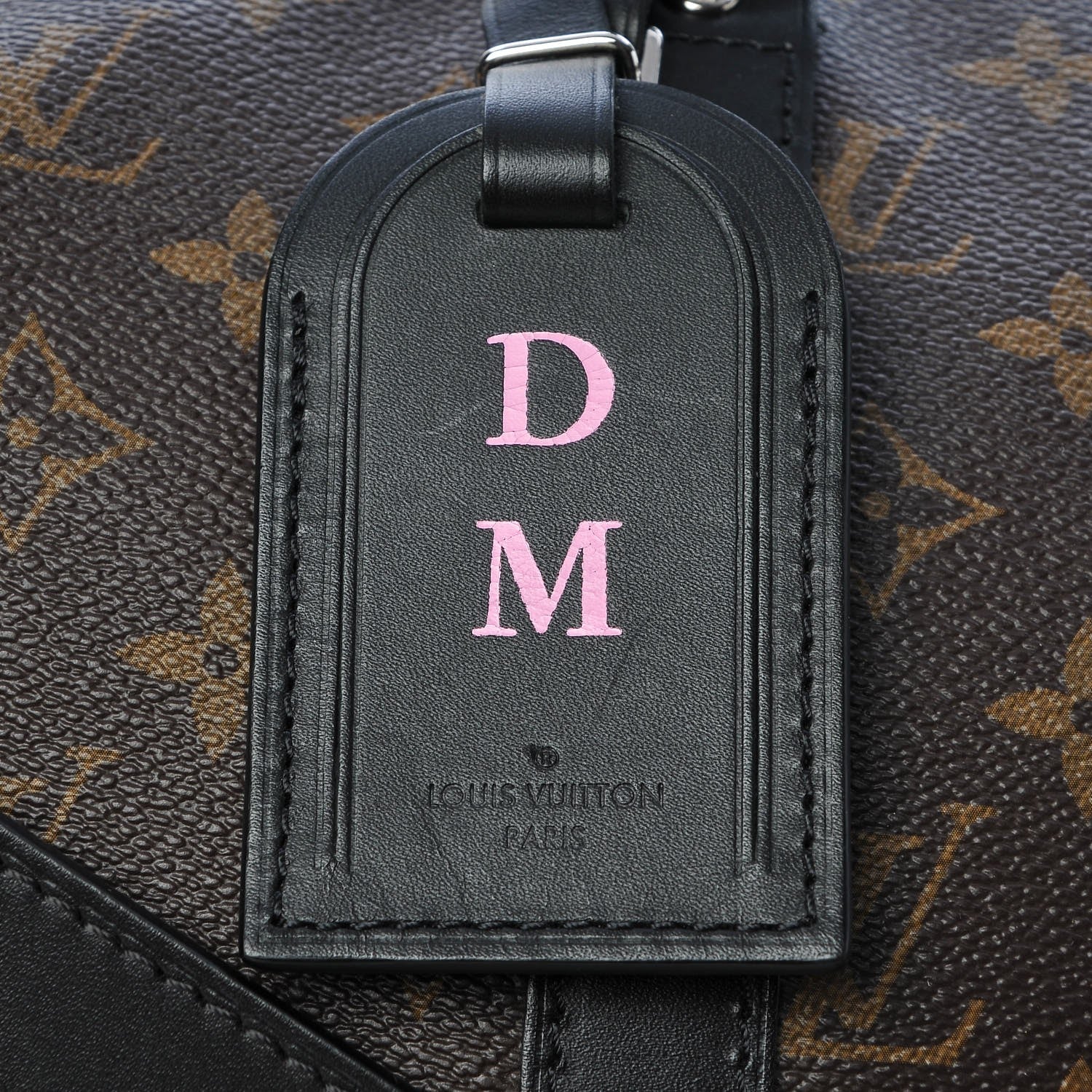 Louis Vuitton Monogram Macassar Keepall Bandouliere 45 9 of 10