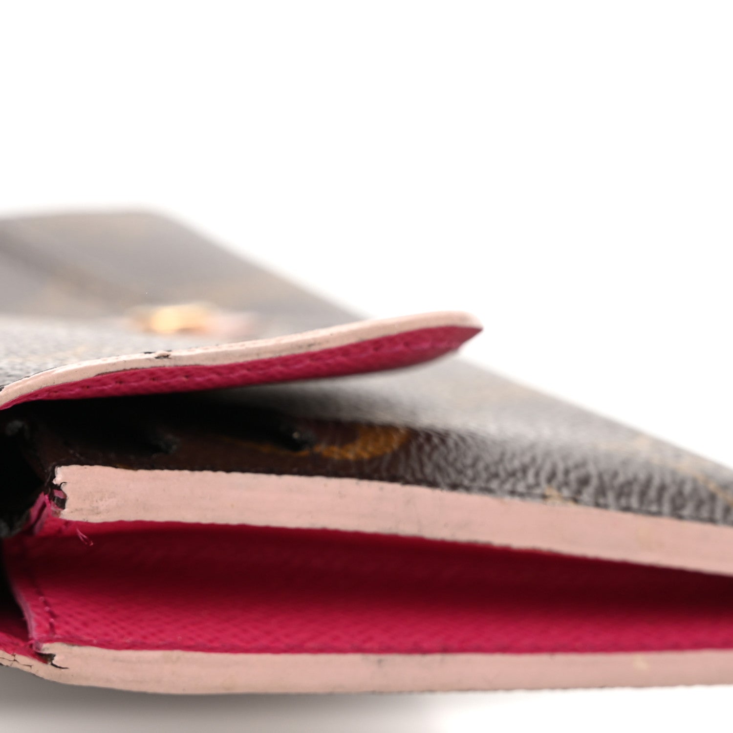 Louis Vuitton Monogram Bloom Flower Emilie Wallet Fuchsia 11 of 13