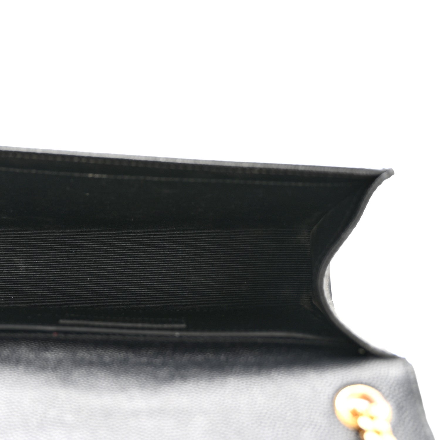 Saint Laurent Grain De Poudre Small Monogram Kate Satchel Black 5 of 13
