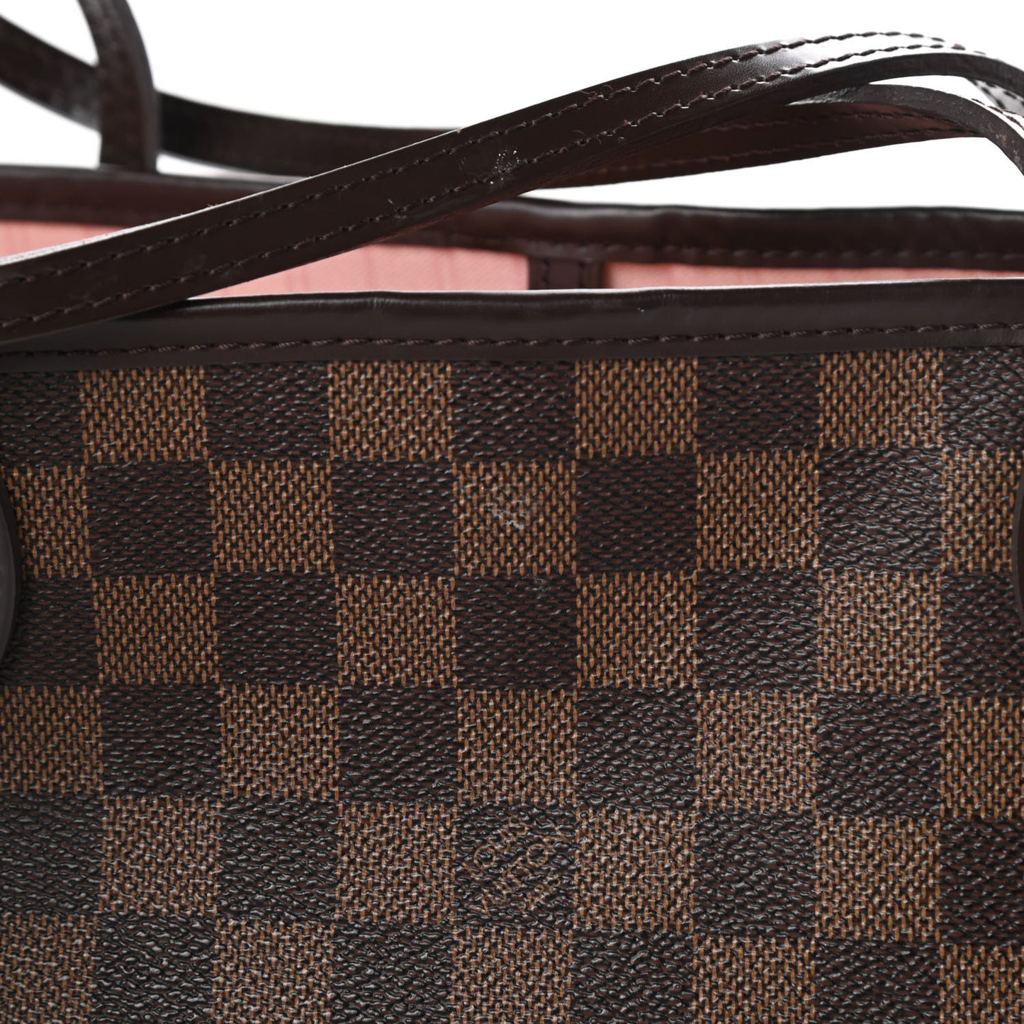 Damier Ebene Neo Neverfull MM Rose Ballerine