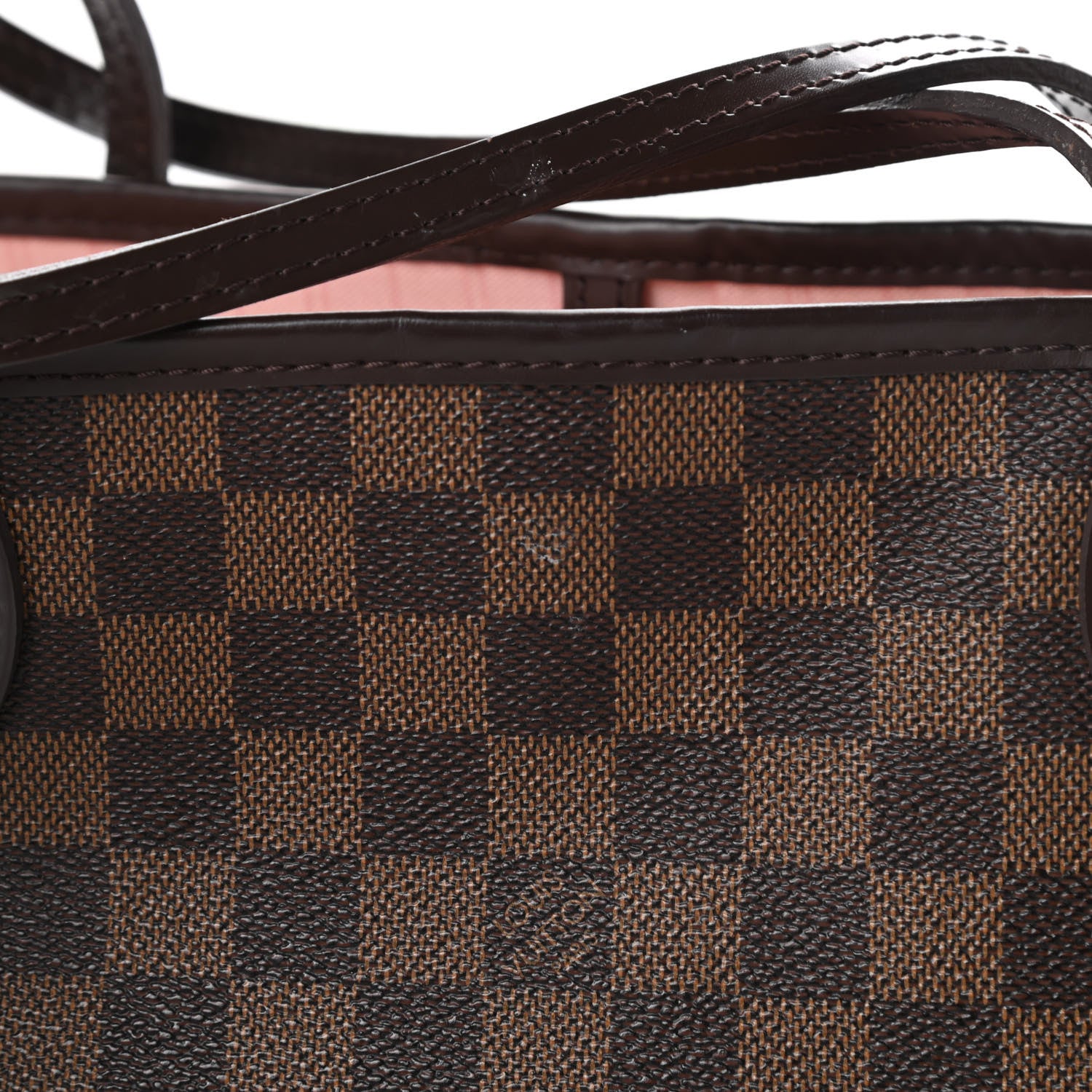 Louis Vuitton Damier Ebene Neo Neverfull MM Rose Ballerine 11 of 13