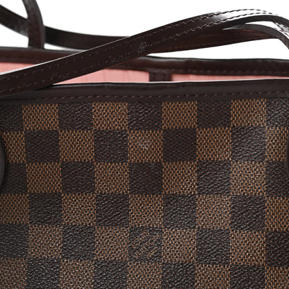 Louis Vuitton Damier Ebene Neo Neverfull MM Rose Ballerine 11 of 13