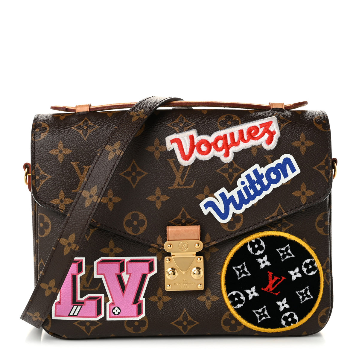 Louis Vuitton Monogram Patches Pochette Metis 1 of 10
