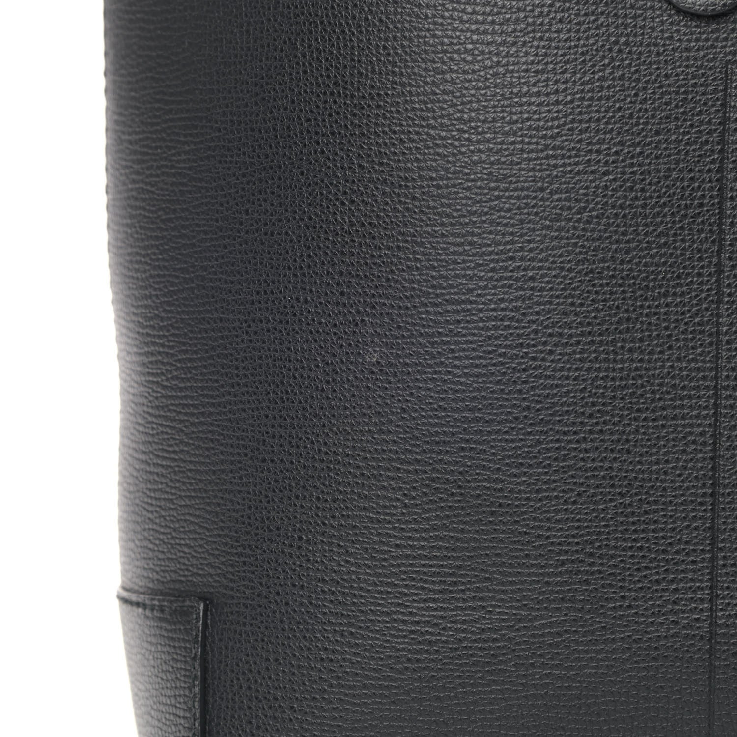 Burberry Calfskin TB Motif Embossed Medium Tote Black 7 of 7