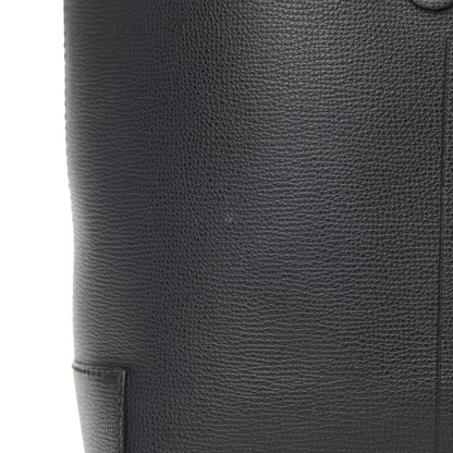 Burberry Calfskin TB Motif Embossed Medium Tote Black 7 of 7