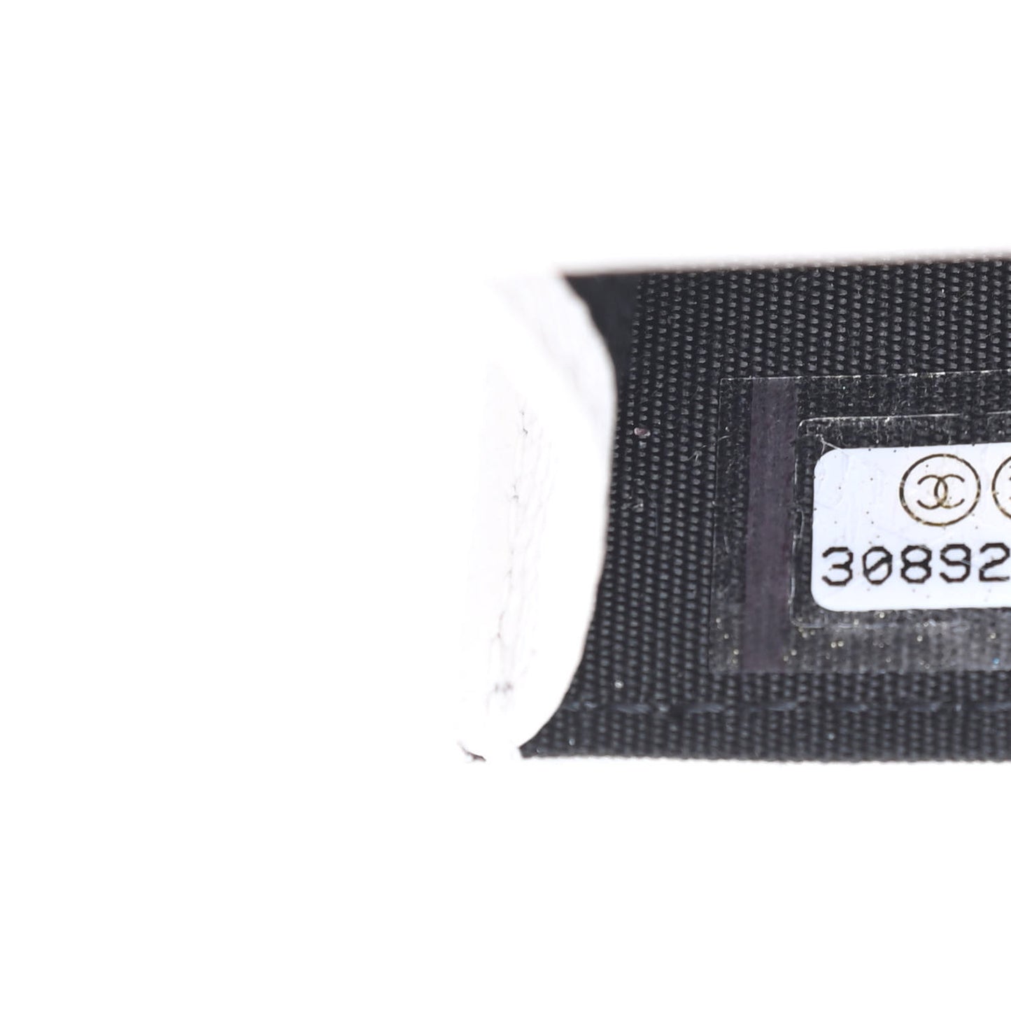 Caviar Quilted My Everything Belt Flap Card Holder White