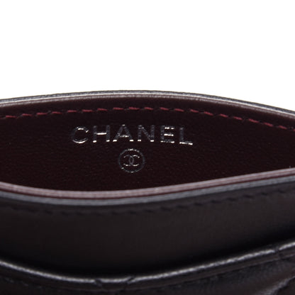 Chanel Lambskin Quilted Card Holder Black 6 of 9