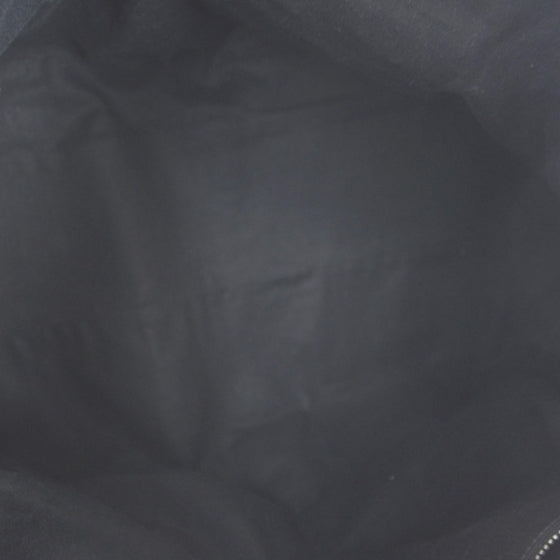 Chevre Perforated Hook Tote Black