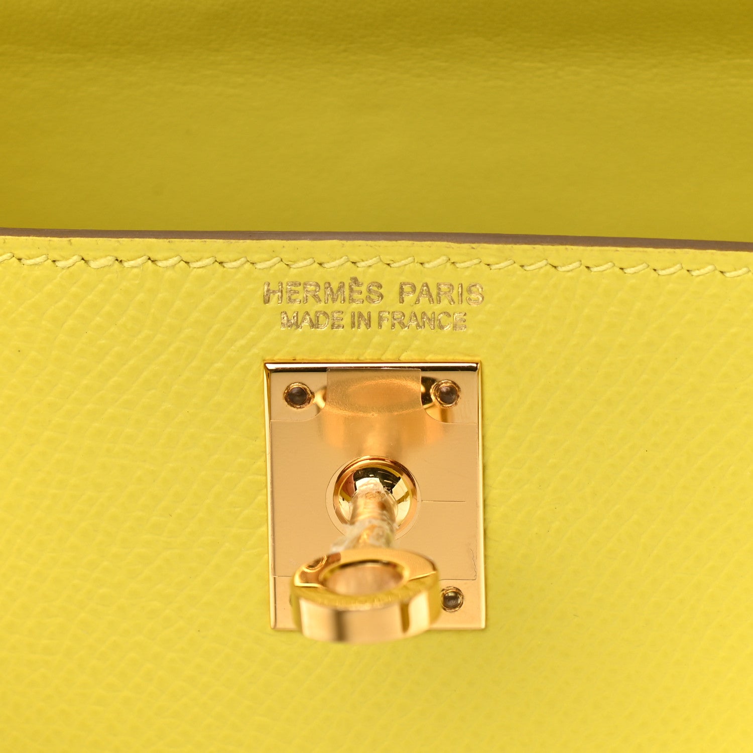 Hermes Epsom Mini Kelly Sellier 20 Lime 6 of 10