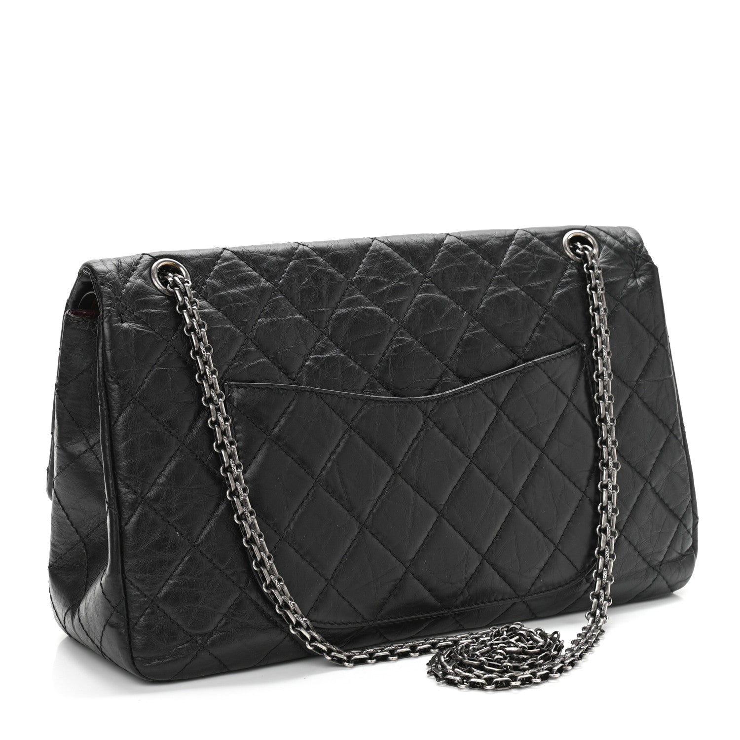 Chanel Aged Calfskin Quilted 2.55 Reissue 227 Flap Black 3 of 11