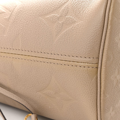 Louis Vuitton Empreinte Monogram Giant Neverfull MM Tourterelle 10 of 15