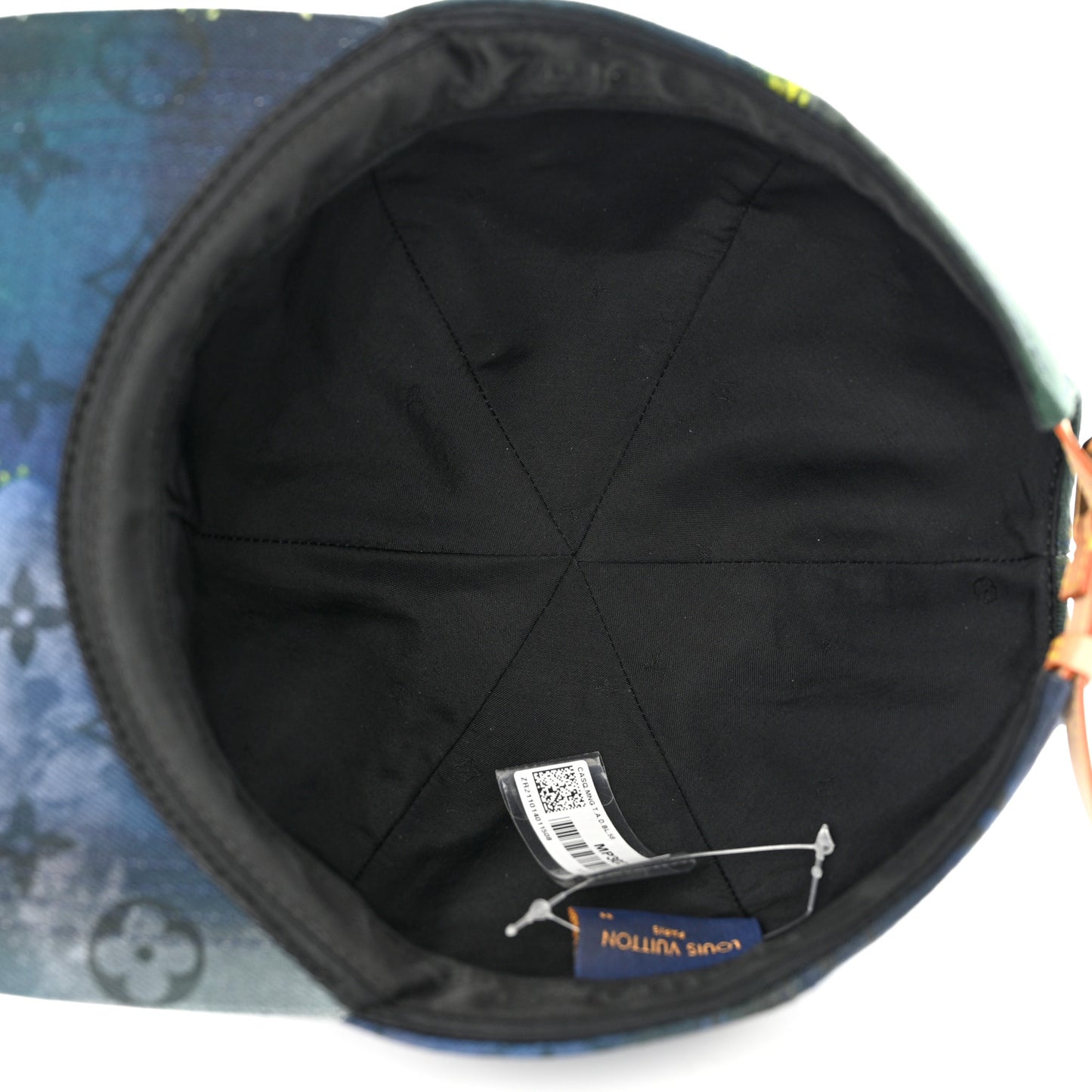 Monogram Tie Dye Cap 58 Multicolor Blue