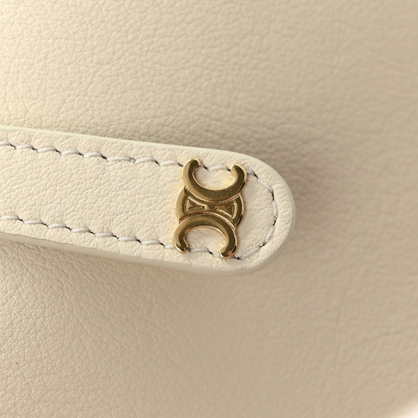 Supple Grained Calfskin Teen Lulu Shoulder Bag Rice