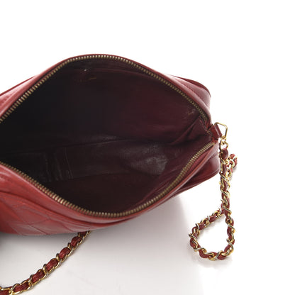 Chanel Lambskin Quilted CC Tassel Camera Case Red 5 of 9