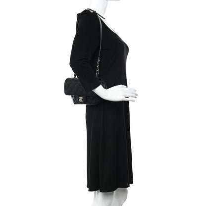 Chanel Calfskin Quilted CC Uniform Flap Belt Bag Black 2 of 11